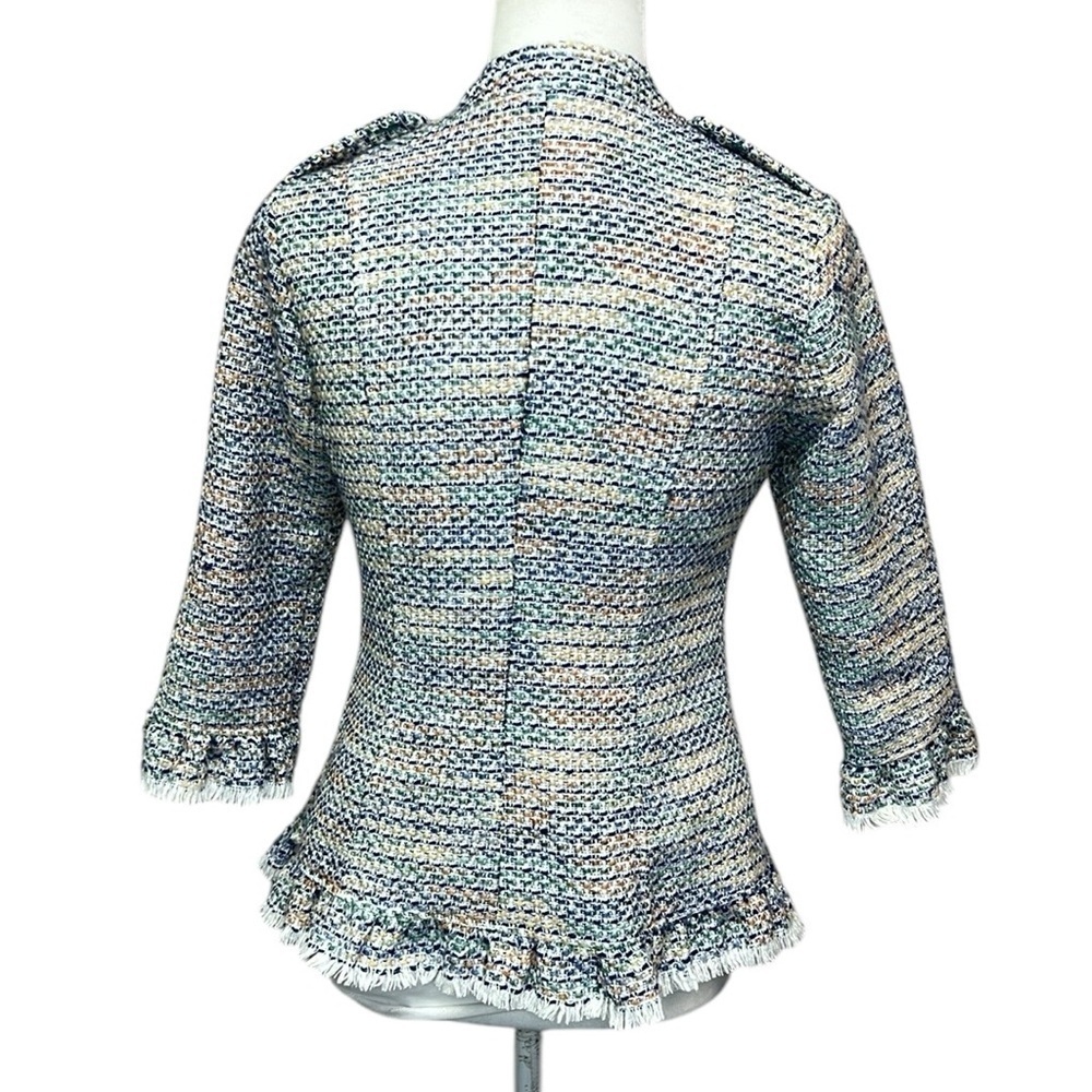 Nick & Mo Fringes Ruffled Detail Jacket - Picture 4 of 6